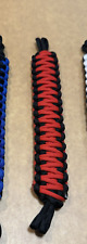 2x PAR DE ALÇAS DE GARRA PARACORD - VERMELHO E PRETO comprar usado  Enviando para Brazil