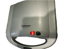- Grelha sanduíche Cuisinart prata -Sem caixa cozinha 2 de uma vez! Portátil e conveniente comprar usado  Enviando para Brazil