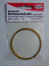 Meyco edelstahl schmuckdraht gebraucht kaufen  Bad Homburg v. d. Höhe