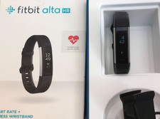Monitor de frequência cardíaca Fitbit Alta HR monitor de atividade física preto prata - Testado, usado comprar usado  Enviando para Brazil