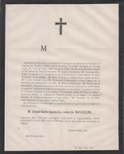 1874 faire part d'occasion  Toulouse-