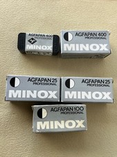 Câmera espiã Guerra Fria KGB filme Minox Agfapan 400 profissional e 25, 25, 100! 03 comprar usado  Enviando para Brazil