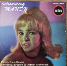 Mandy rice davies...........in for sale  SURBITON