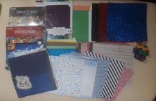 Papel para scrapbooking Colorbok lote 12 x 12 de 184 cartolina, papelão, perfurações comprar usado  Enviando para Brazil