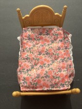 Cama de casal Fisher Price Loving Family 2000 com capa floral comprar usado  Enviando para Brazil