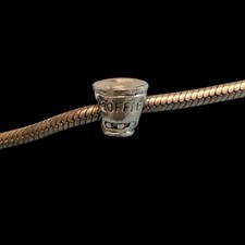 Berloque de xícara de café sem marca para pulseira estilo corrente de cobra comprar usado  Enviando para Brazil