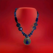 Collana lapislazzuli argento usato  Foggia