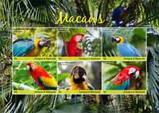 Antígua 2017 - Araras papagaios pássaros - Folha de 6 selos - Scott #3379 - MNH comprar usado  Enviando para Brazil