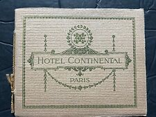 1911 Very Elegant Paris Hotel Continental Blet On Les Tuileries comprar usado  Enviando para Brazil