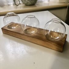 Hydroponic vases glass for sale  LUDLOW