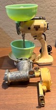 Mixmaster vintage Sunbeam com tigela de jadeíta, misturador elétrico espremedor e moedor de carne comprar usado  Enviando para Brazil