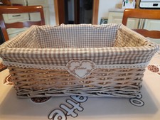 Cesta rettangolare vimini usato  Oderzo