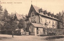 Cartão postal Hotel Rainwiese boêmio Suíça boêmia Ak 1914 comprar usado  Enviando para Brazil