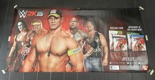 Banner promocional de vinil WWE 2K15 GRANDE 3’x6’ display de loja HULK HOGAN - RARO! comprar usado Banner promocional de vinil WWE 2K15 GRANDE 3’x6’ display de loja HULK HOGAN - RARO! comprar usado  Enviando para Brazil