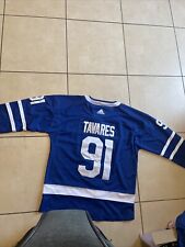 Camiseta de hockey Adidas Toronto Maple Leafs azul NHL John Tavares 91 2019 segunda mano  Embacar hacia Argentina