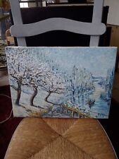 Tableau toile peinte d'occasion  Lagord