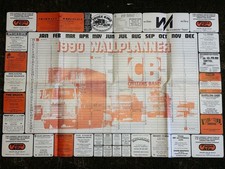 Magazine 1990 wallplanner for sale  GAINSBOROUGH
