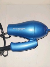 Secador de cabelo BaByliss PRO nano titânio dobrável viagem azul testado funciona quente comprar usado  Enviando para Brazil