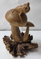 Frog atop mushrooms for sale  BROUGH