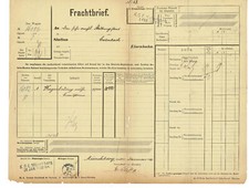 Frachtbrief 1887 münchberg gebraucht kaufen  Kassel