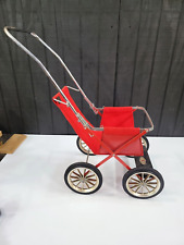 Carrinho de boneca vintage Suécia Sjoholm Varnamo vermelho bebê brinquedo carrinho metal dobrável comprar usado  Enviando para Brazil
