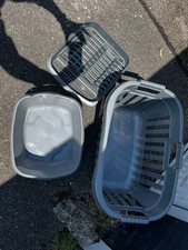 Grey laundry basket for sale  WESTCLIFF-ON-SEA