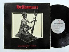 HELLHAMMER Apocalyptic Raids 12" EP Metal Blade 1984 Celtic Frost Tom G. Warrior comprar usado  Enviando para Brazil