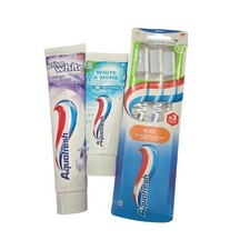 Pack aquafresh toothpaste for sale  BURY