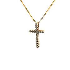 Pendentif croix jaune d'occasion  Paris I