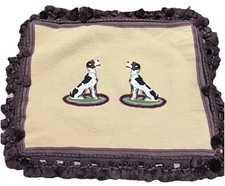 Dogs embroidered petit for sale  Tyler