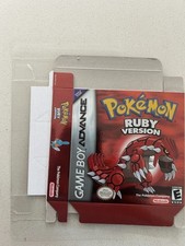 Pokemon Ruby - Nintendo Game Boy Advance GBA - Apenas caixa sem jogo comprar usado  Enviando para Brazil