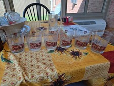 Set bicchieri vintage usato  Spedire a Italy