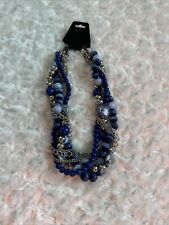 Blue braided bead for sale  North Attleboro