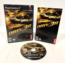 DRIV3R DRIVER 3 PS2 SONY PLAYSTATION 2 TAKE THE WHEEL CONJUNTO COMPLETO 2004 ATARI comprar usado  Enviando para Brazil