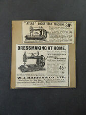 Atlas lockstitch harris for sale  CANTERBURY