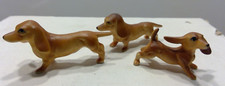 Dachshund miniatura de porcelana óssea família 3 peças comprar usado  Enviando para Brazil