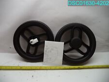 Quantidade=2: Substituição de roda traseira de carrinho único preto 9-1/4" OD X 1-3/4" W comprar usado  Enviando para Brazil