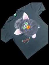 Camisa Súper Rara Vintage 1999 Furby Tiger Electronics Big Face Shadow Blackout segunda mano  Embacar hacia Argentina