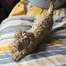 Resin dog figurine for sale  REDRUTH