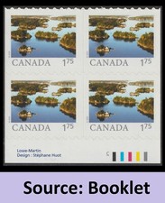 Canadá 3481 Far & Wide Thousand Islands $1.75 livreto placa bloco 4 MNH 2025 comprar usado  Enviando para Brazil