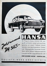 Hansa 1100 goliath gebraucht kaufen  Vechta