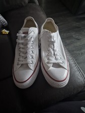Unisex white converse for sale  BIRMINGHAM