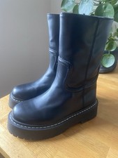 Black chunky platform for sale  KNUTSFORD