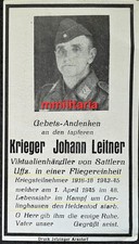 Sterbebild wwii unteroffizier gebraucht kaufen Sterbebild wwii unteroffizier gebraucht kaufen  Gottmadingen
