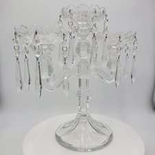 Vintage candle crystal for sale  Hudson