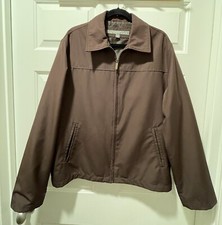 Usado, Casaco Kenneth Cole Reaction masculino marrom tamanho G grande forrado com zíper completo comprar usado  Enviando para Brazil