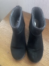 Ugg suede black for sale  ROBERTSBRIDGE