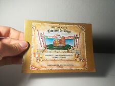 Depliant ristorante taverna usato  Italia