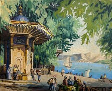 Tableau bois orientaliste d'occasion  Strasbourg-