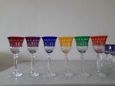 Verres cristal multicolore d'occasion  Fécamp